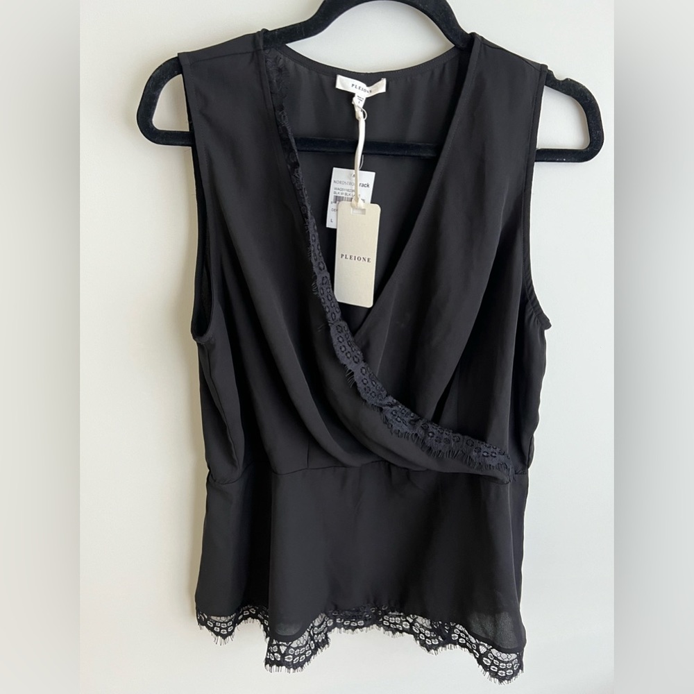 Pleione Faux Wrap Top